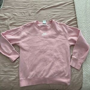 nike crew neck pink